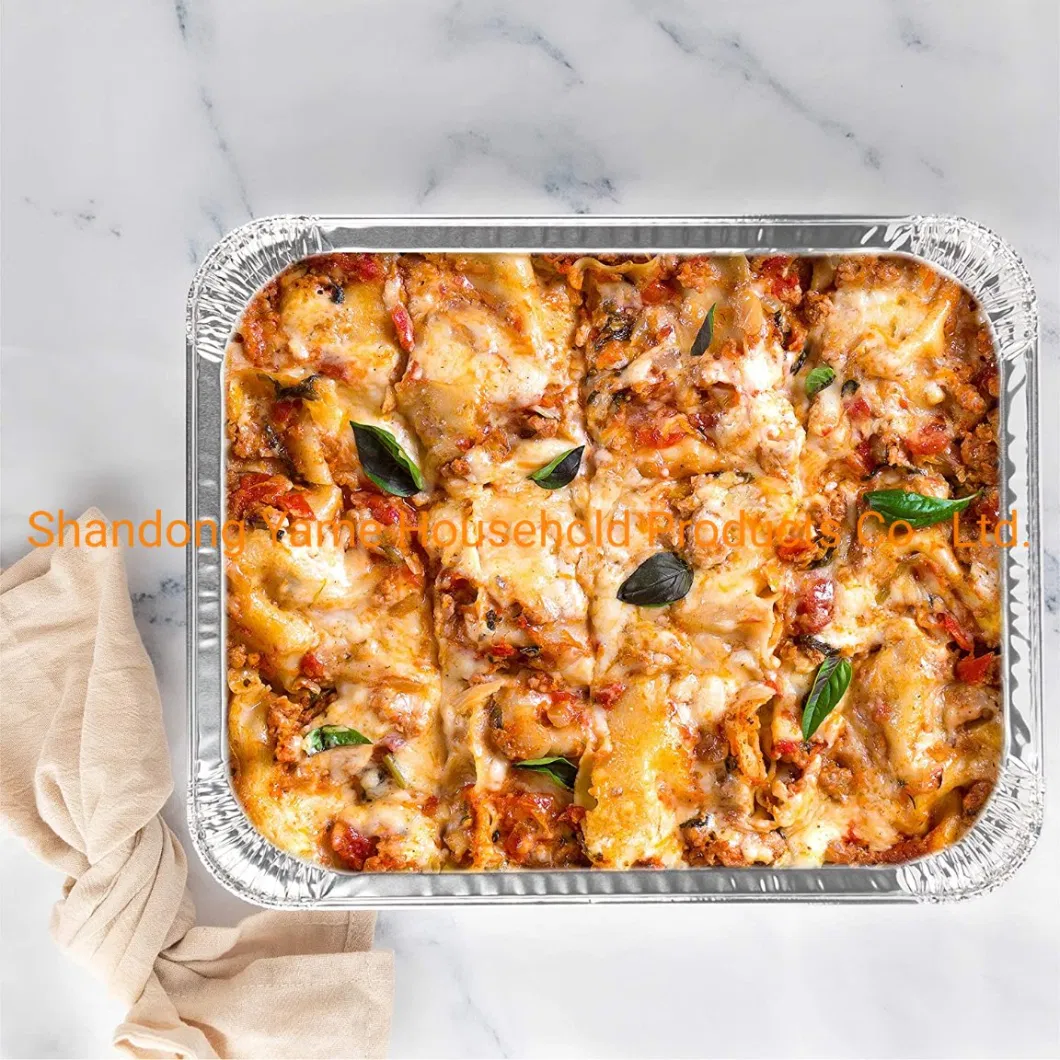 Disposable Aluminum Foil Pan Food Containers BBQ Pan Pizza Pan